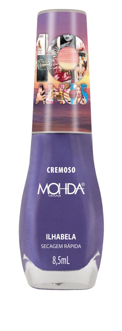 Esmalte Mohda Cremoso - Ilhabela (10 anos)  - E-Mohda