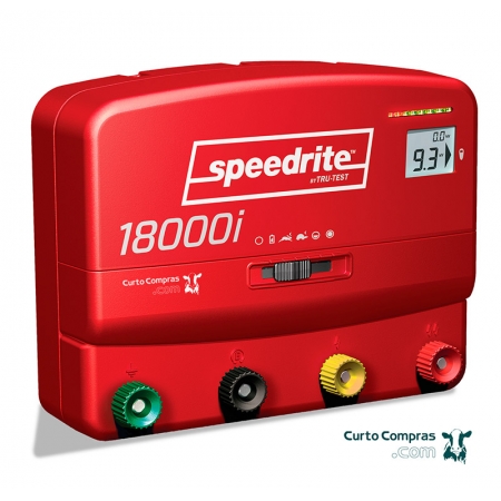 Speedrite 18000i Eletrificador de Cerca Rural Energia, Bateria ou Painel Solar