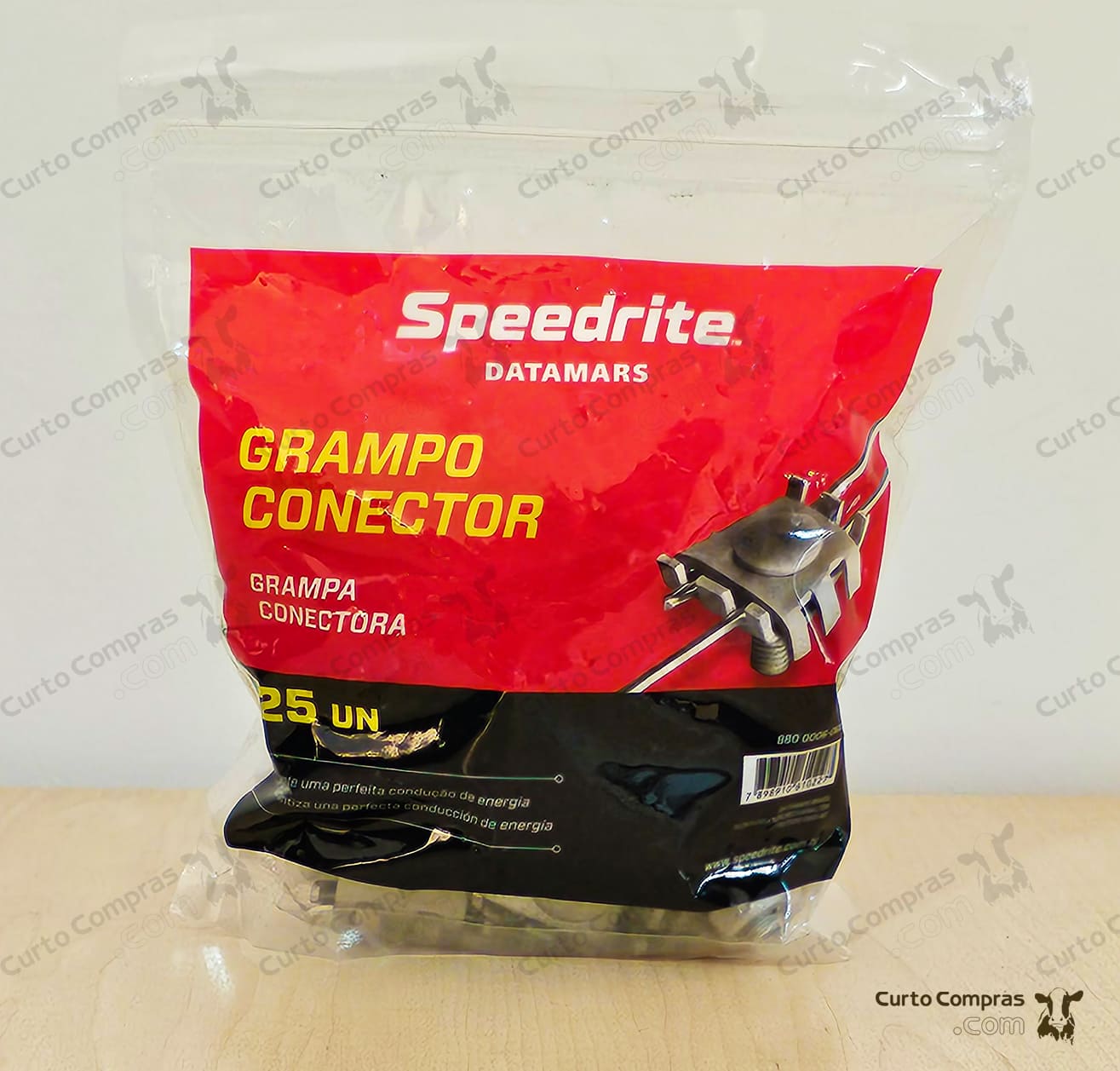 Grampo Conector Speedrite (Pacote 100 un.) - Curto Compras Rural