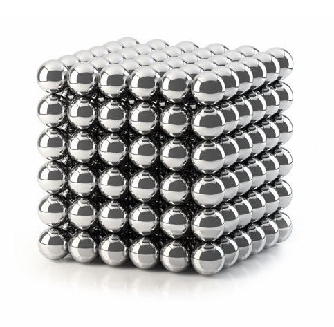 Neocubo ímã de neodímio Ø5mm 216 esferas - Polo Magnético 