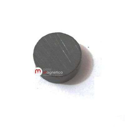 Imã de Ferrite Disco (cerâmica) Y30 10x4 mm  - Polo Magnético 