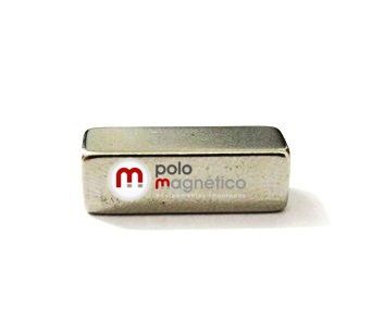 Imã de Neodímio Bloco N35 15x5x5 mm - Polo Magnético 