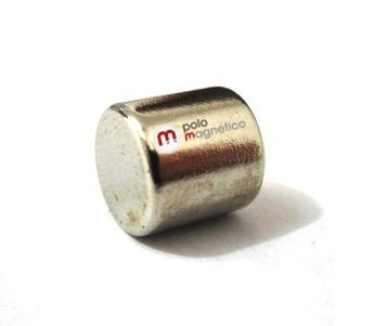 Imã de Neodímio Cilindro N35 8x8 mm - Polo Magnético 