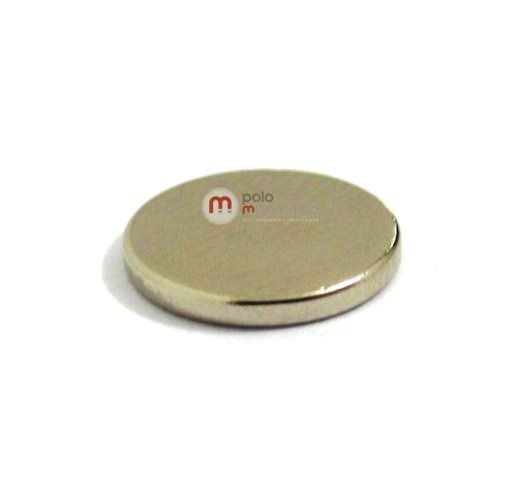 Imã de Neodímio Disco N35 12x1,5 mm - Polo Magnético 