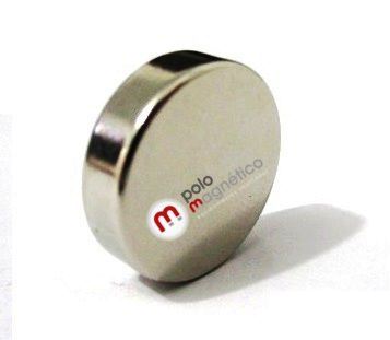 Imã de Neodímio Disco N35 18x5 mm - Polo Magnético 