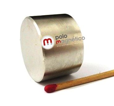 Imã de Neodímio Disco N42 30x20 mm  - Polo Magnético 