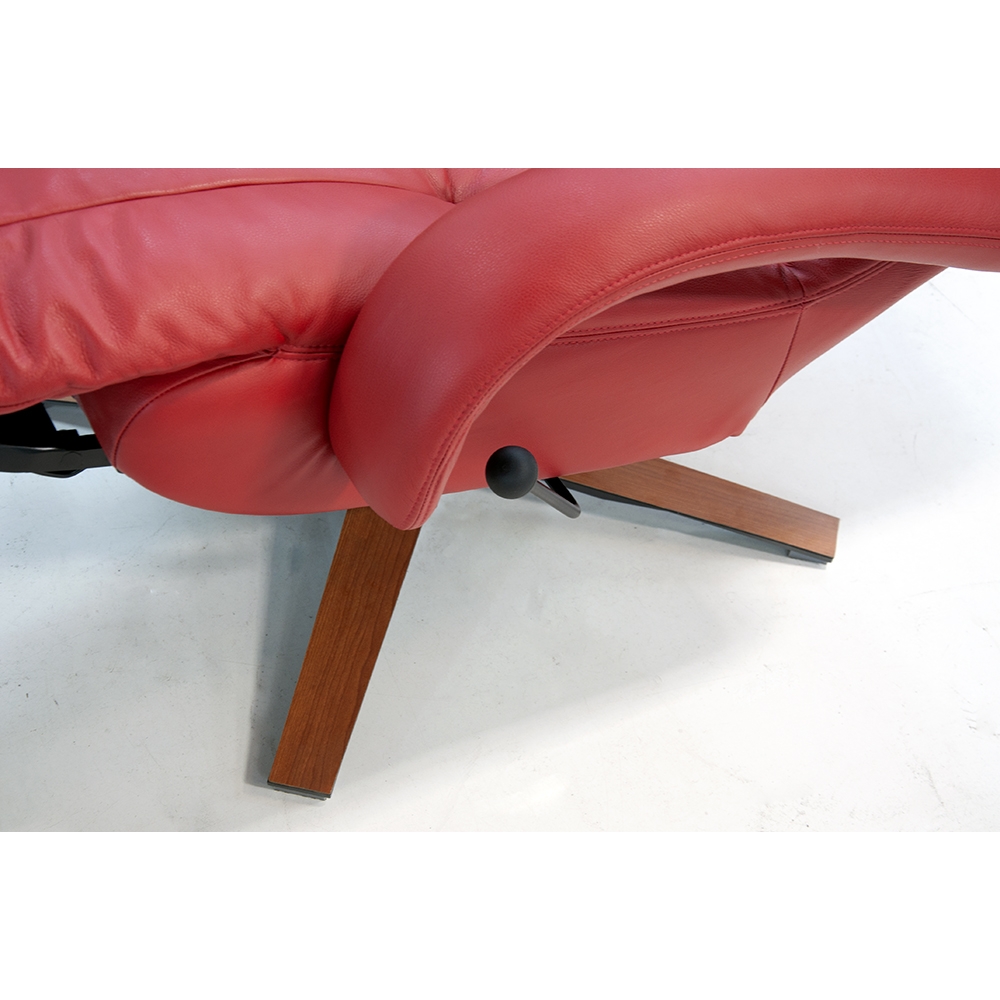 Poltrona reclinável Meghan em couro - Interdomus LAFER