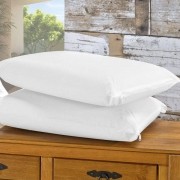 Capa Impermeável para Travesseiro 20 Peças Bia Enxovais Branco