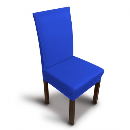 Jogo de Capa Protetora de Cadeira em Malha c/ 6 Unidades - Azul Royal