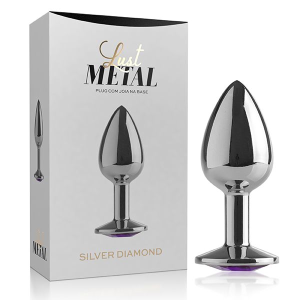 Lust Metal - Plug Silver Diamond - referência: LM020/0420