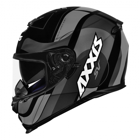 Capacete Axxis Eagle SV Smart Gloss Black/Grey