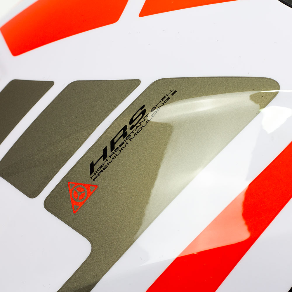 Capacete Moto NZI Trendy Overtaking Branco/Vermelho  - Planet Bike Shop Moto Acessórios