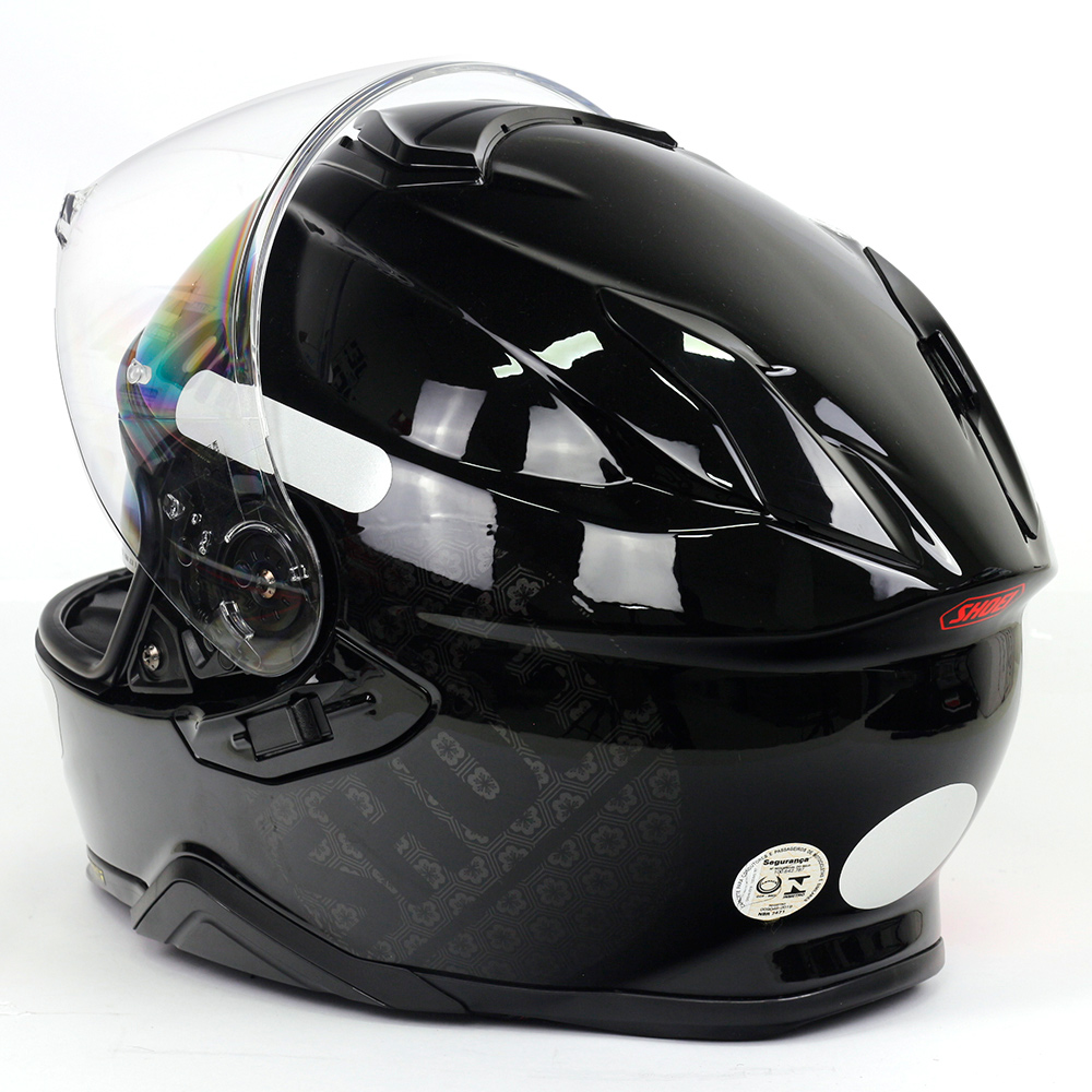 Capacete Shoei GT Air II Emblem TC-1 - Preto/Branco/Vermelho - C/ Viseira Solar - Lançamento 2020  - Planet Bike Shop Moto Acessórios