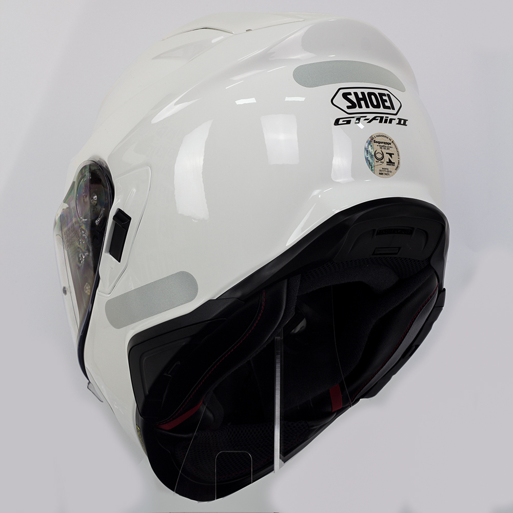 Capacete Shoei GT Air II White C/ Viseira Solar  - Planet Bike Shop Moto Acessórios
