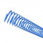 Espiral para Encadernação Azul 07mm até 25 Folhas - Pacote com 100 unidades