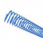 Espiral para Encadernação Azul 17mm até 100 Folhas 100 und