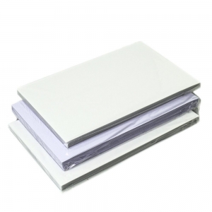 Placas de PVC Imprimível Jato de Tinta para Crachá 200x300x0,76mm - Caixa com 50 Jogos