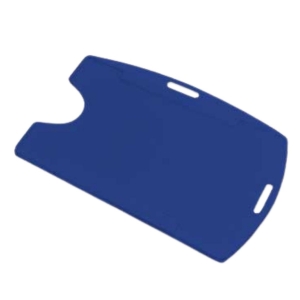 Porta Crachá Rígido Universal M3 Conjugado Azul Royal - Caixa com 100 unidades