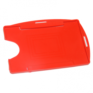 Porta Crachá Rígido Universal M3 Conjugado Vermelho - Caixa com 100 unidades
