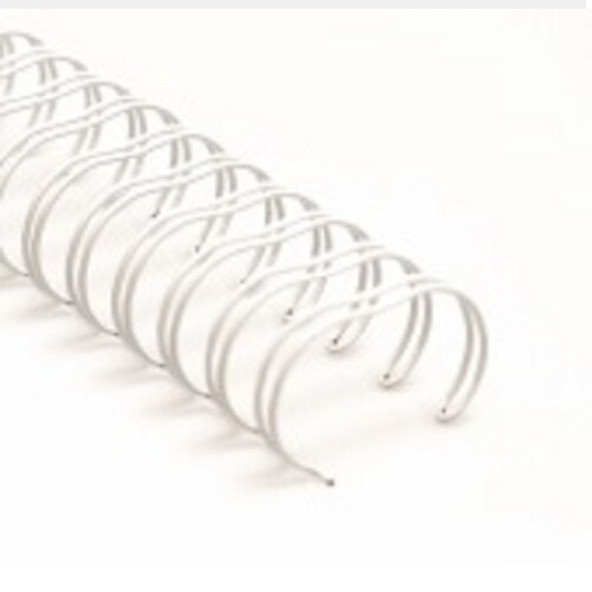 Bobina Wire-o para Encadernação Branco 5/8" até 120 Folhas (Passo 2x1) - 12.500 Anéis - Click Suprimentos