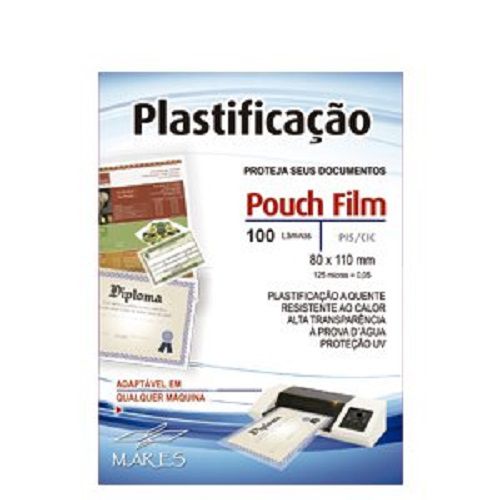 Kit 700 Plásticos Polaseal para Plastificação 0,05mm (125 micras) - A3, Oficio, A4, 1/2 Oficio, RG, Título e CPF - Click Suprimentos