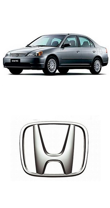 Emblema Logotipo Honda Civic 2004 a 2006 Honda Fit 2004 a 2008 Original