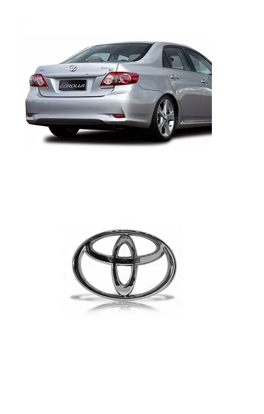 Emblema Tampa Traseira Toyota Corolla 2009 2010 2011 2012 2013 2014 2015 Original