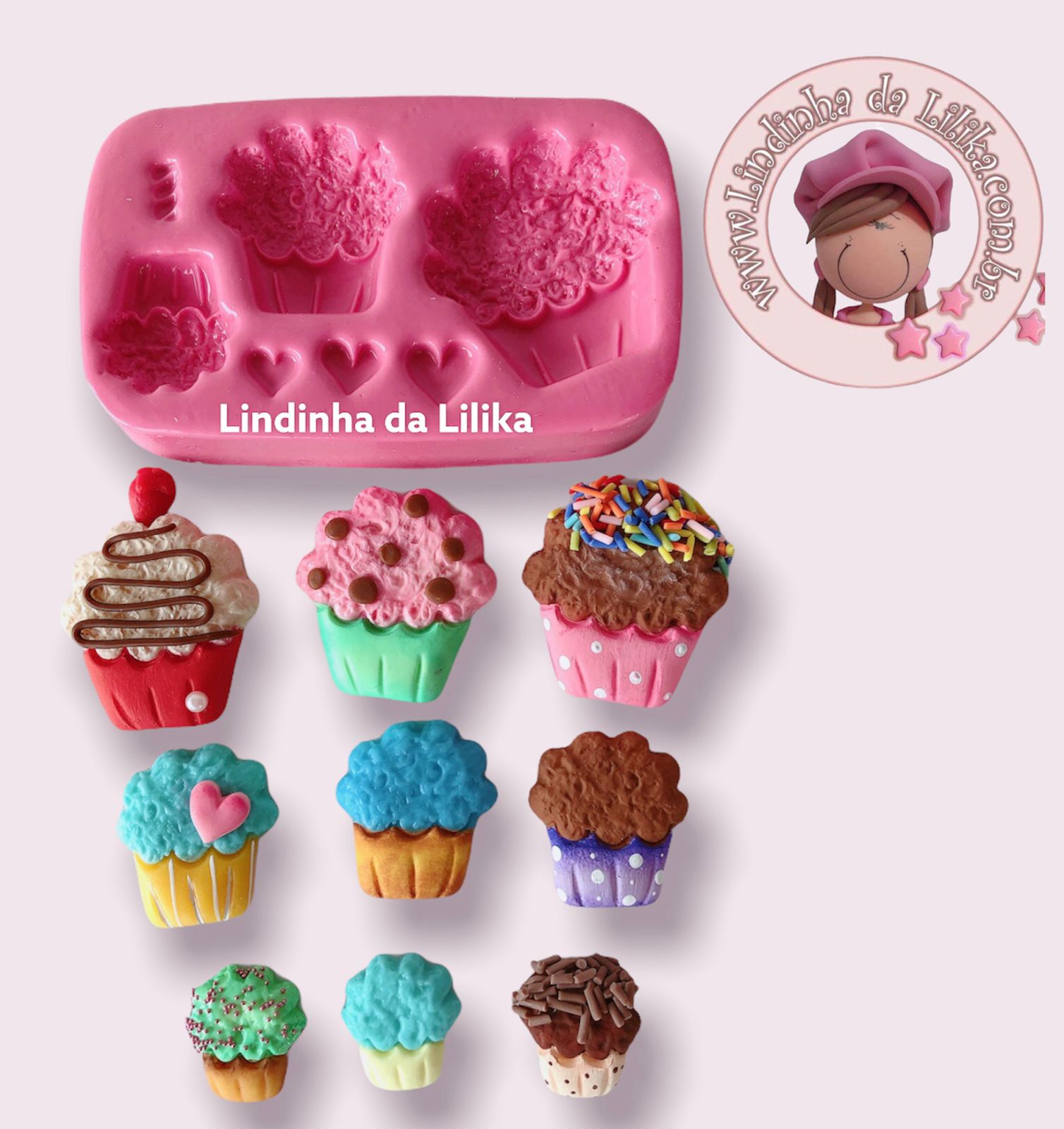 Muffins ou Cupcakes Trio - Kaká