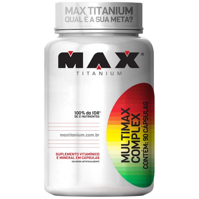 Multimax Complex - 90 cápsulas - Max Titanium