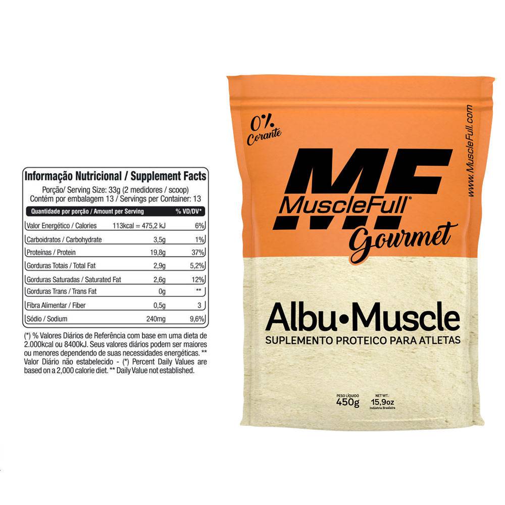 Albumina 450g - MuscleFull