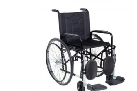 Cadeira de Rodas Modelo 301PI 85kg Preta - CDS