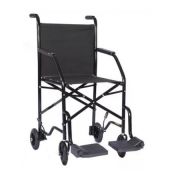 Cadeira de Rodas Dobrável Modelo Econômica Preta 85kg - CDS