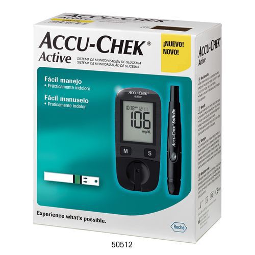 Kit Medidor de Glicemia Active - ACCU-CHECK