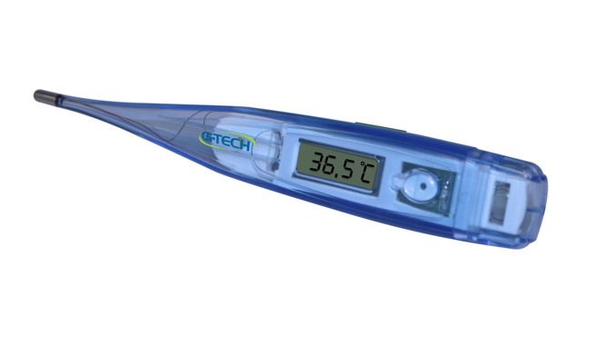 Termômetro Clínico Digital Azul - G-TECH 