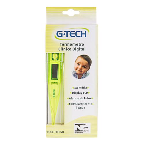 Termômetro Clínico Digital Verde - G-TECH 