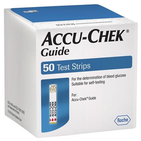 Tira de Glicemia Guide c/ 50 Unidades - ACCU-CHECK