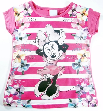 Blusa Listrada Minnie Mouse - Ref. D30096