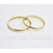 Alianças de Ouro Casamento - Noivado -  3040