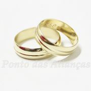 Alianças de Ouro Casamento ou Noivado - 425