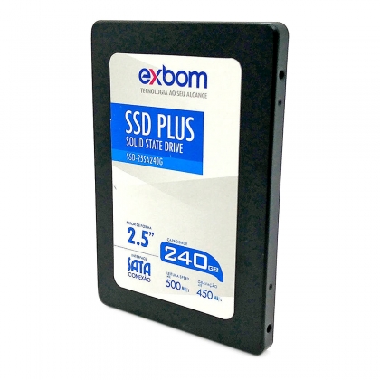 HD SSD 240GB 2.5" SATA Exbom SSD-25SA240G