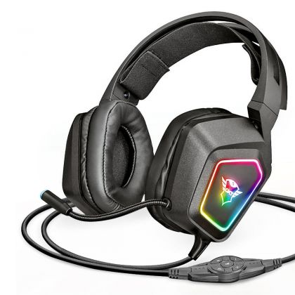Headset Gamer 7.1 Surround Alta Fidelidade Sonora e Graves Potentes RGB Trust Blizz GXT-450 Gaming