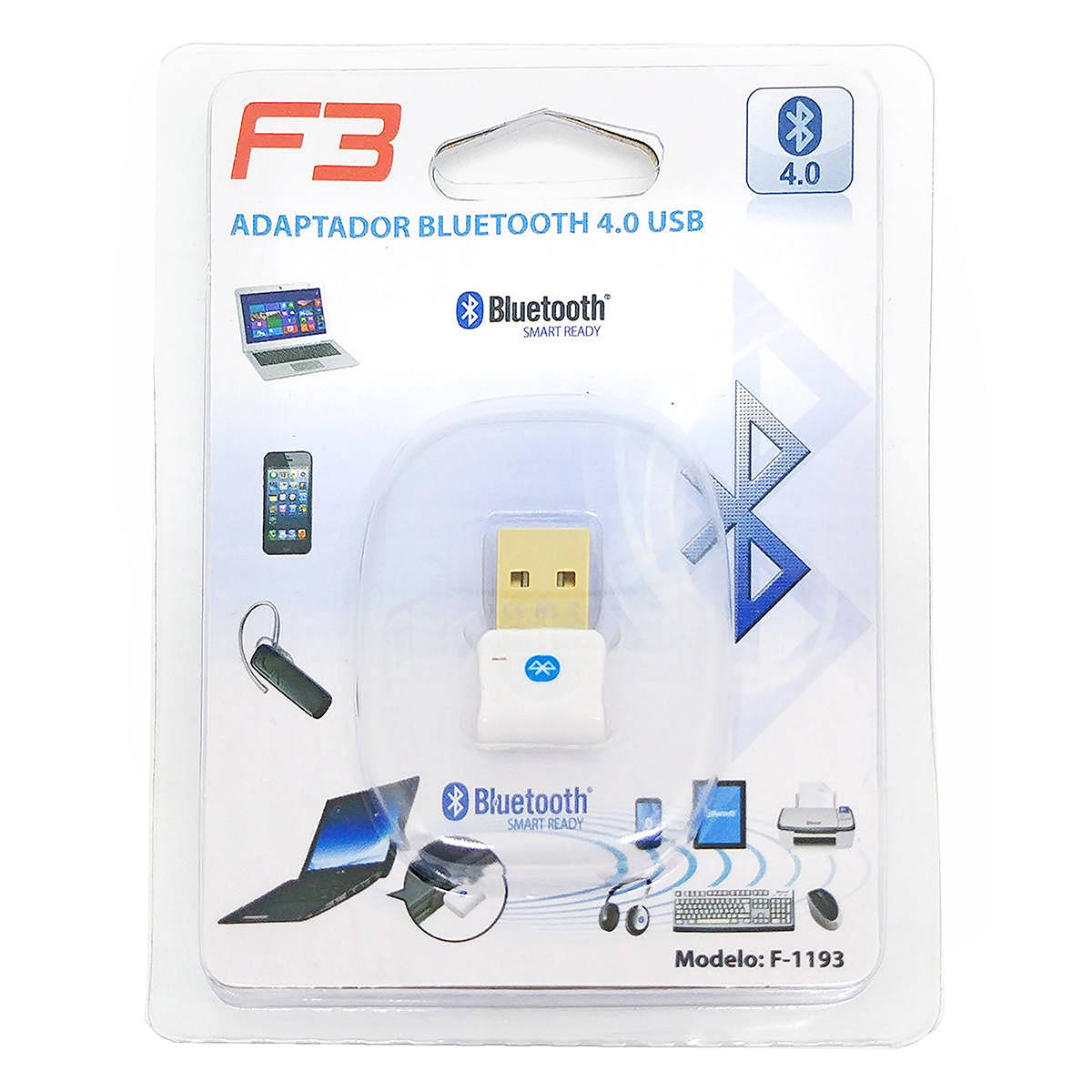 Adaptador Bluetooth 4.0 USB para PC Computador Notebook JC-BLU01 Dongle