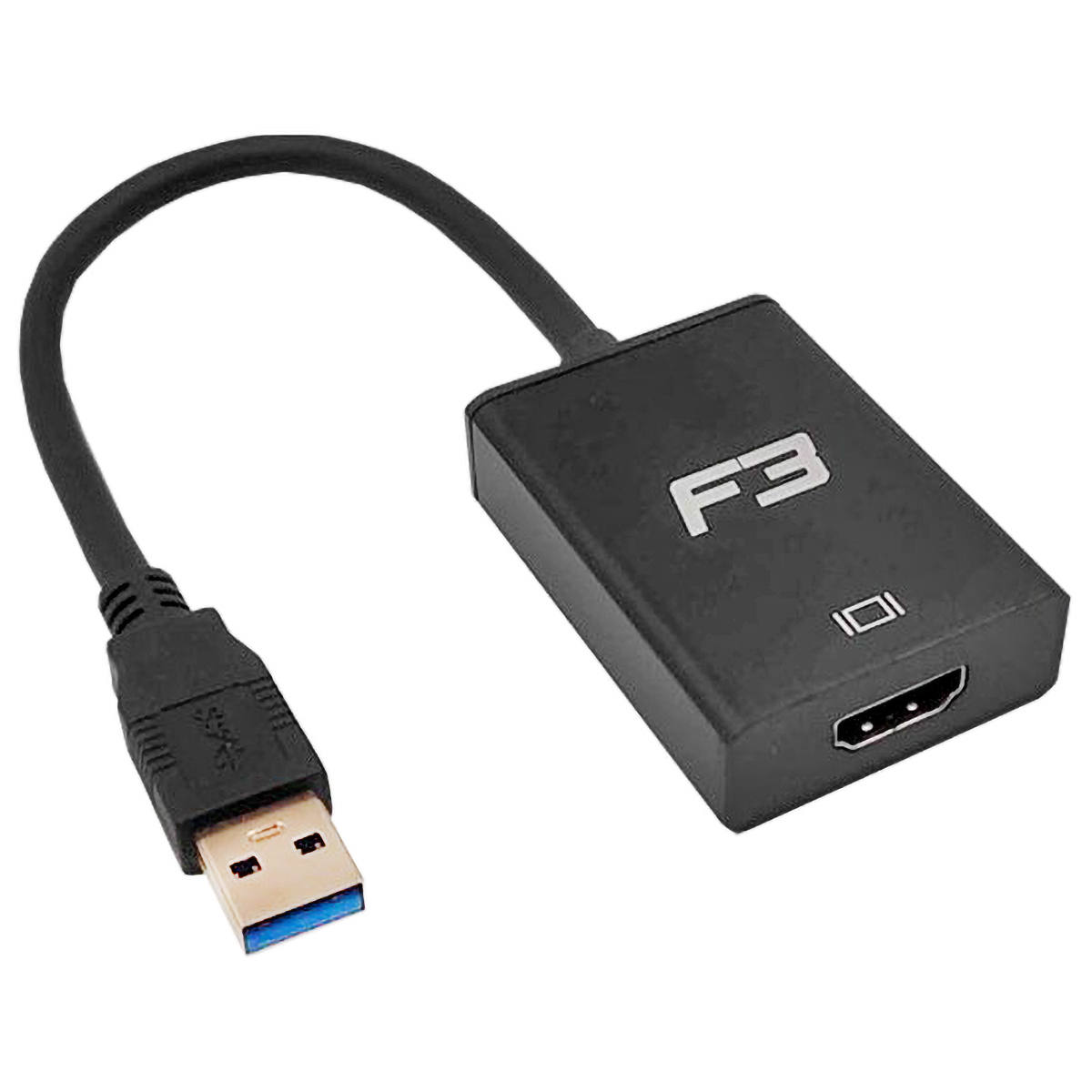 Cabo Adaptador Conversor USB 3.0 x HDMI para Notebook e Computador JC-AD