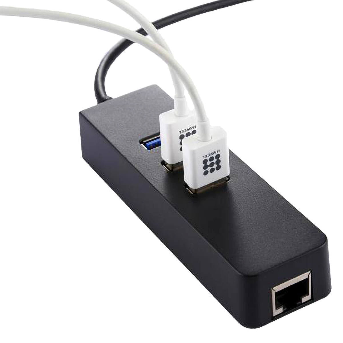 Cabo Adaptador USB Tipo-C 3.1 para Hub 3 Portas USB 3.0 + Rede Lan RJ45 Gigabit 10/100/1000Mbps JC-TYC-R03