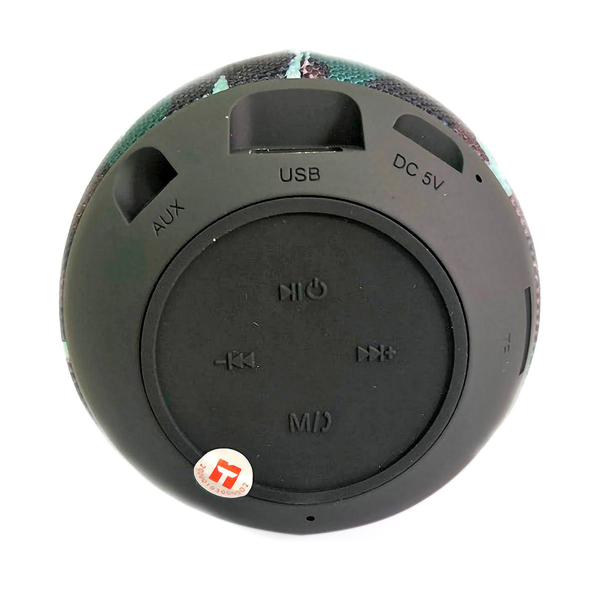 Caixa de Som Bluetooth Drum Speaker com TWS USB Micro SD P2 FM Função Atende Telefone Exbom CS-M26BT Camuflada