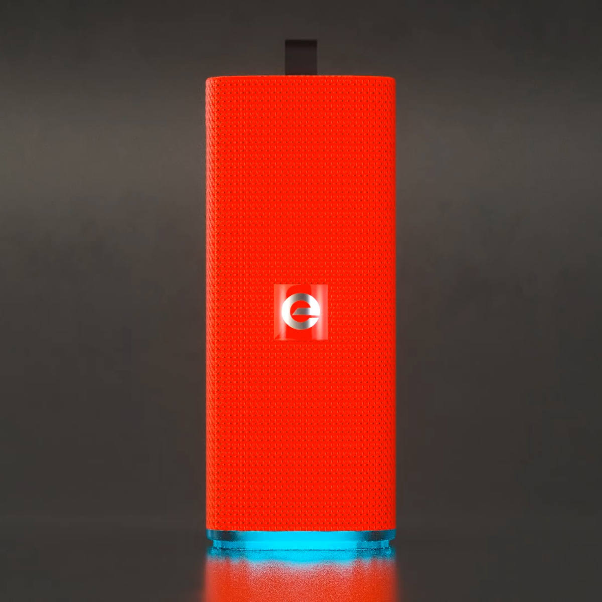 Caixa de Som Bluetooth Multimídia FM SD P2 USB Mic SoundBox Max Portátil com Led Colorido Exbom CS-M33BTL Vermelha