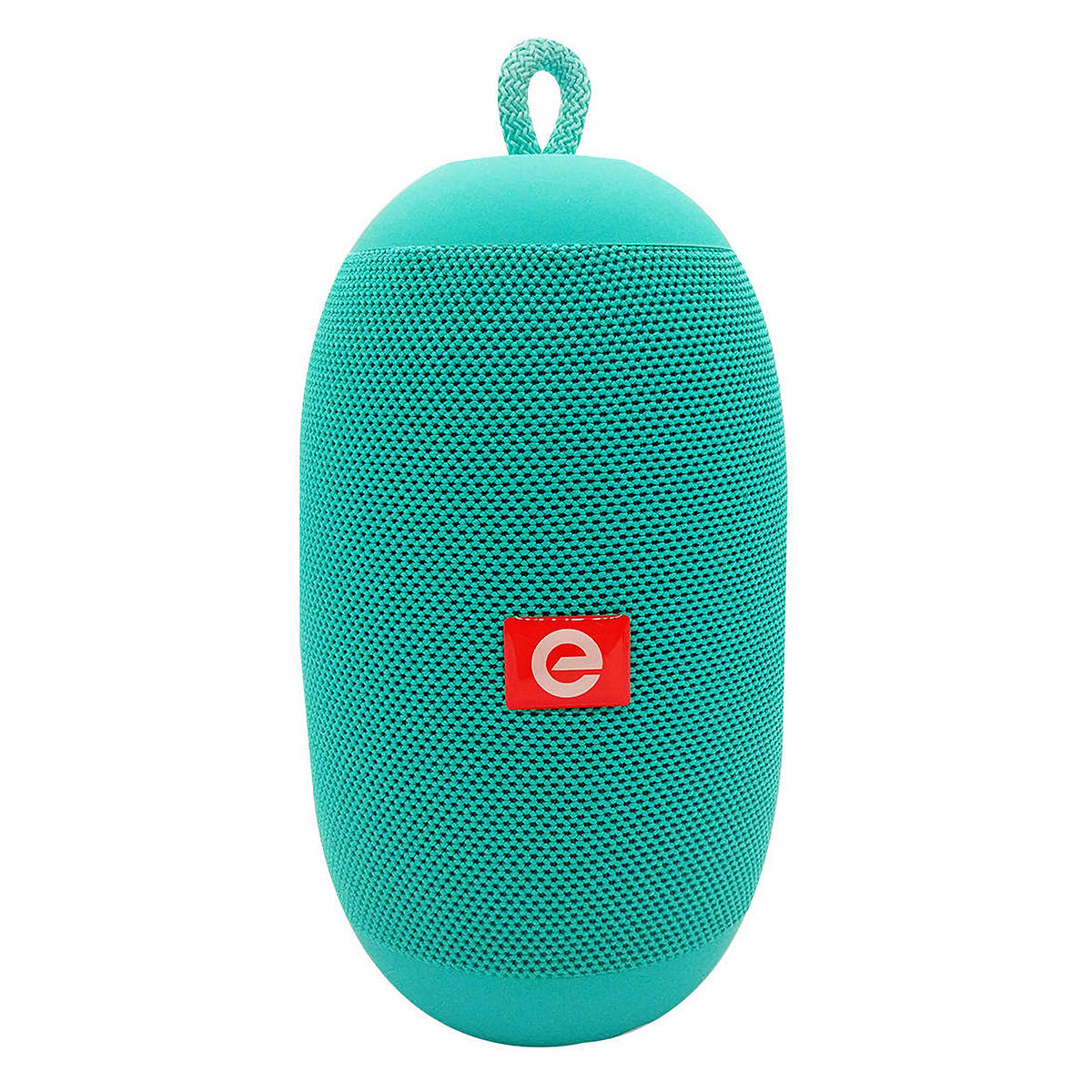Caixa de Som Oval Speaker Bluetooth com TWS USB SD Rádio FM Microfone 6W Duplo Alto-Falantes Exbom CS-M50BT Verde