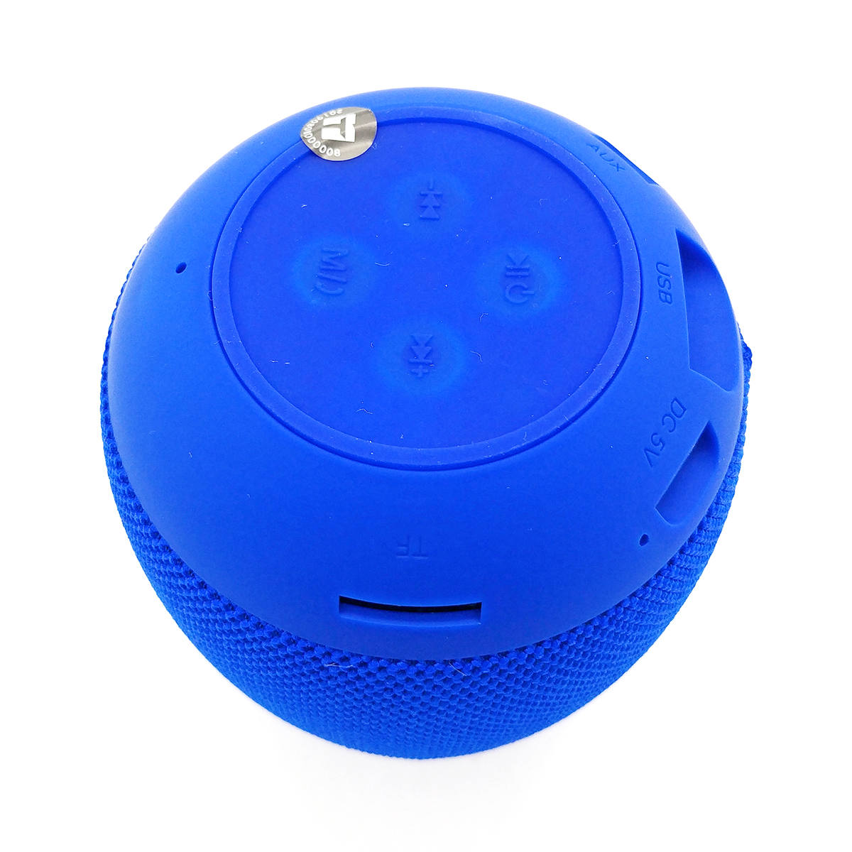 Caixa de Som Portátil Bluetooth 4.2 3W Entrada USB Micro SD Auxiliar P2 Rádio Função Atende Telefone Exbom CS-M26BT Azul