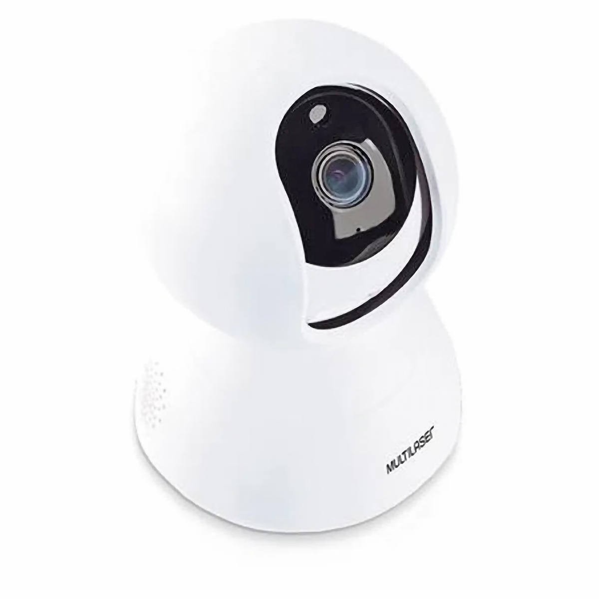 Câmera Robô Inteligente IP Wi-Fi Full HD Áudio Bidirecional Controle de Movimento e Auto Tracking Multilaser Liv SE221