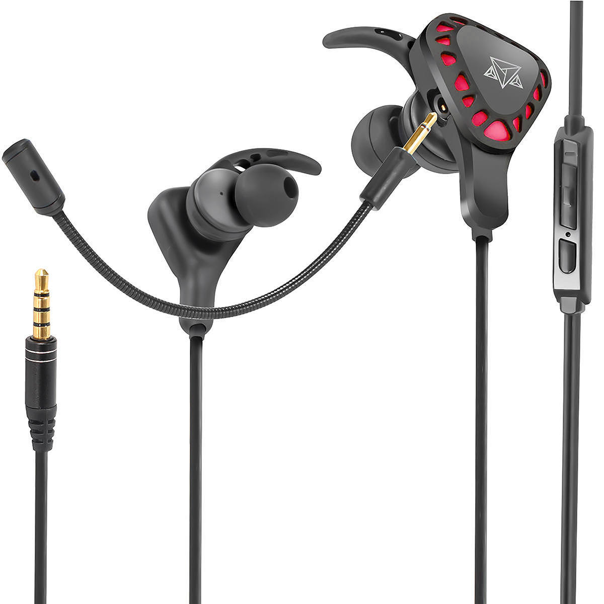 Fone de Ouvido com Microfone Ominidirecional Removível com Adaptador Headset In-ear Estéreo Adamantiun Yari AF-1001V